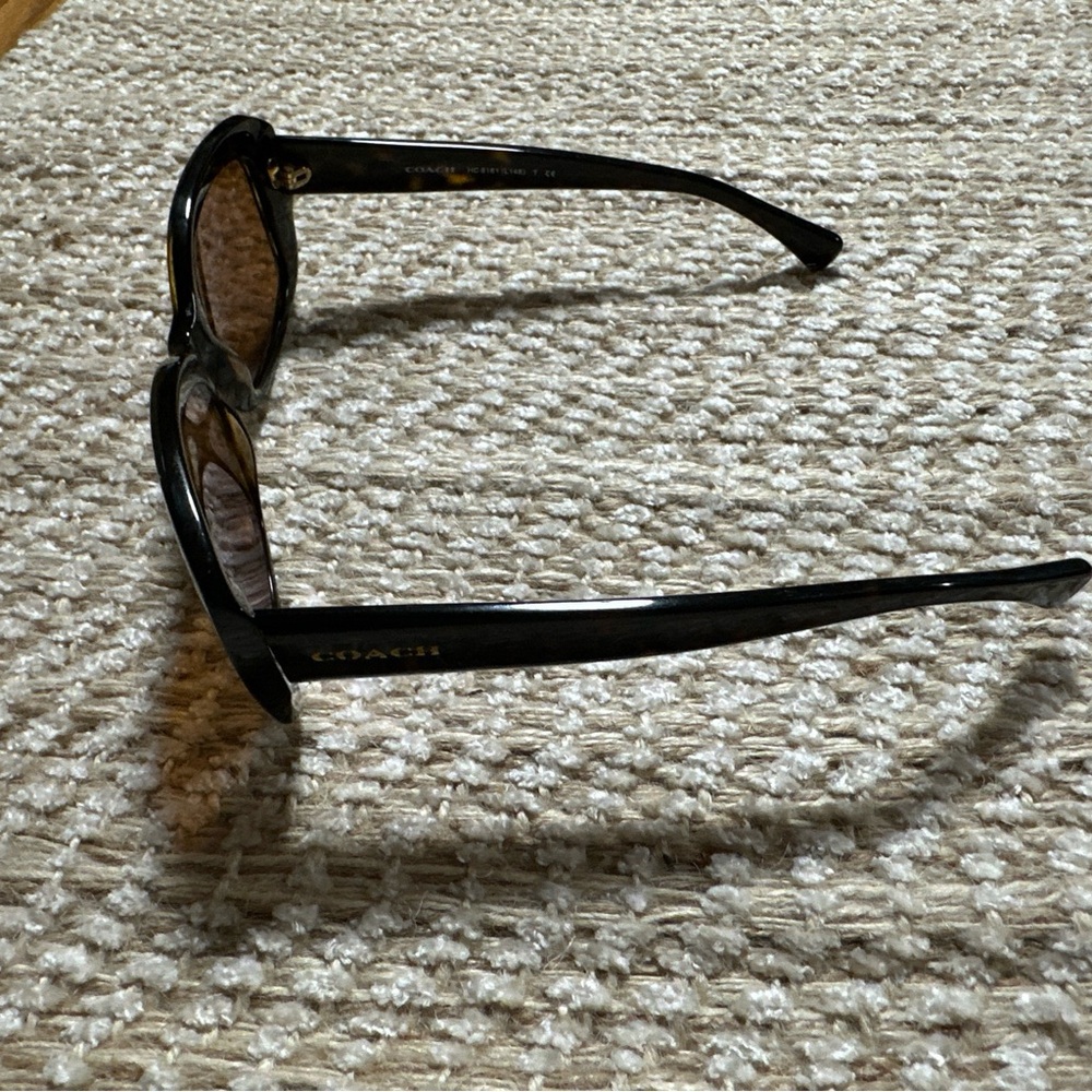 Coach Dark Tortoise Sunglass Frames only - image 4